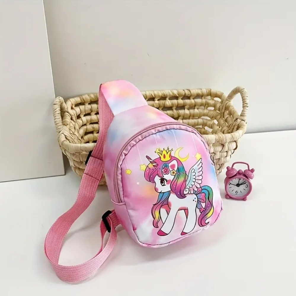 Kids Small Pink Unicorn Bag Purse - Picture 8 of 8